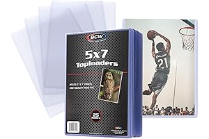 BCW 5"x7" Toploader Holder for Postcard, Photo, and Collectible Protection