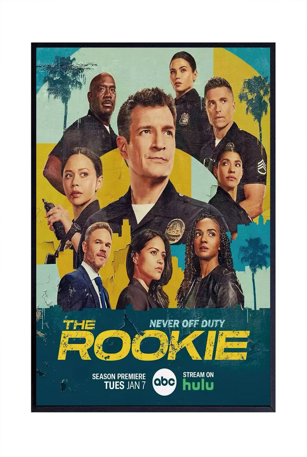 The Rookie TV Series Poster Review: Sleek LAPD Wall Decor