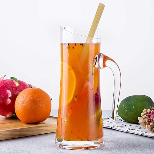 Miniatura 4 de Honbay 20 popotes de bambú reutilizables de madera con 1 cepillo de limpieza para el hogar y al aire libre