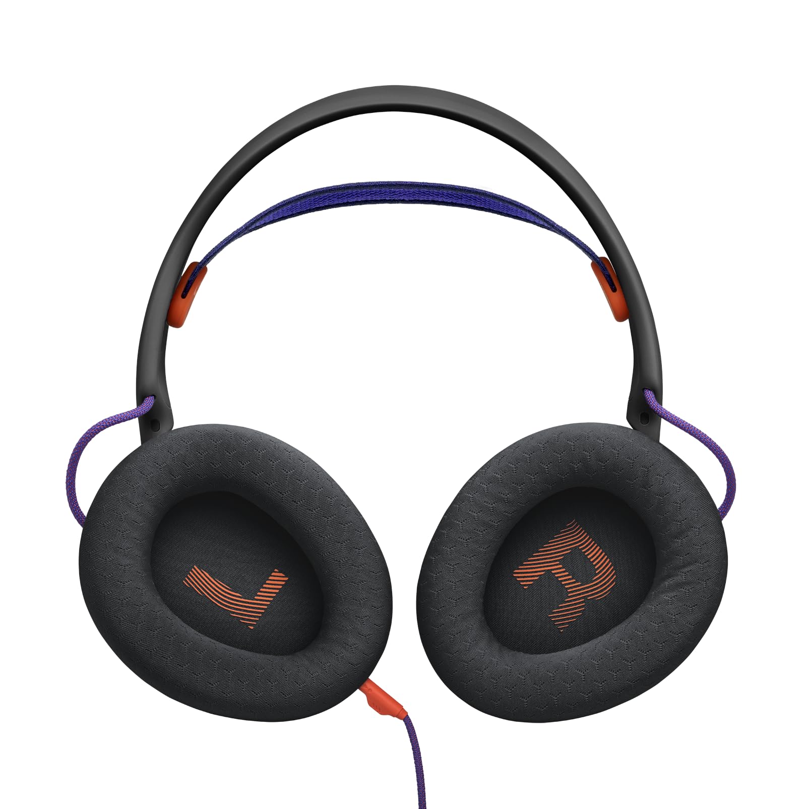 JBL Quantum 250, Cuffie Gaming Over-Ear Cablate, Nero | JBL Quantum Spatial Sound, Microfono Noise-Cancelling, Filo 3.5mm, Parti Sostituibili, Compatibilità Multipiattaforma