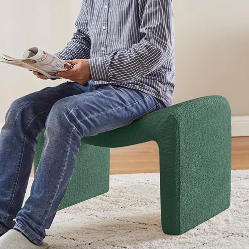 Miniatura 53 de Taburete otomano grande, taburete moderno multifuncional, reposapiés para sofá, asiento adicional para sala de estar, entrada, pasillos y