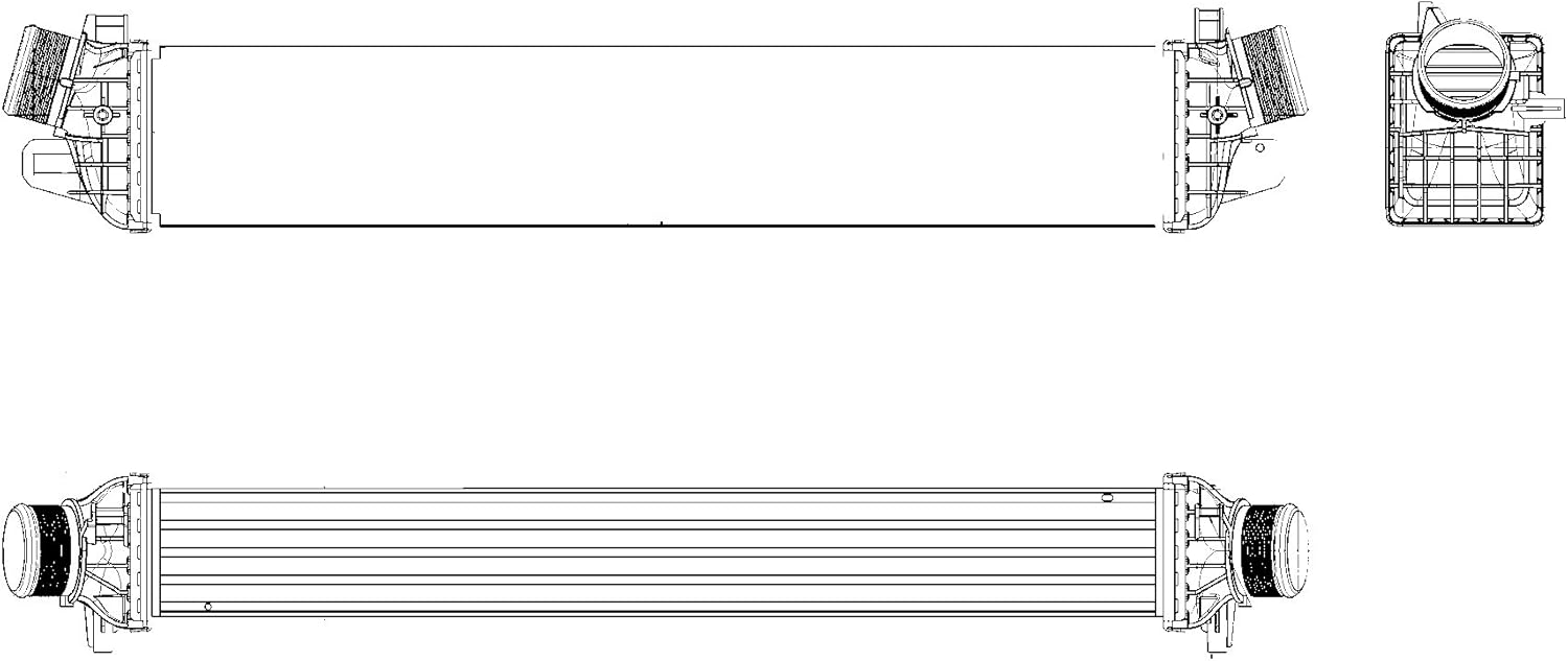 HELLA PREMIUM Charger Intercooler compatible with Alfa ROMEO Giulietta 940 50514475