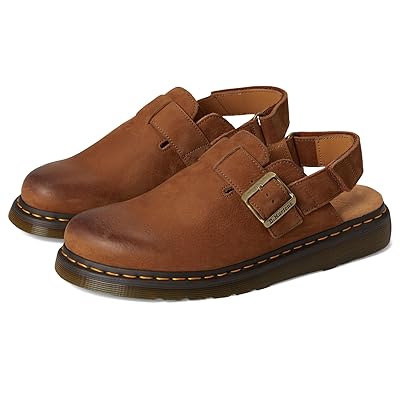 Dr. Martens Jorge II Leather Slingback Mules Shoes Desert Brown