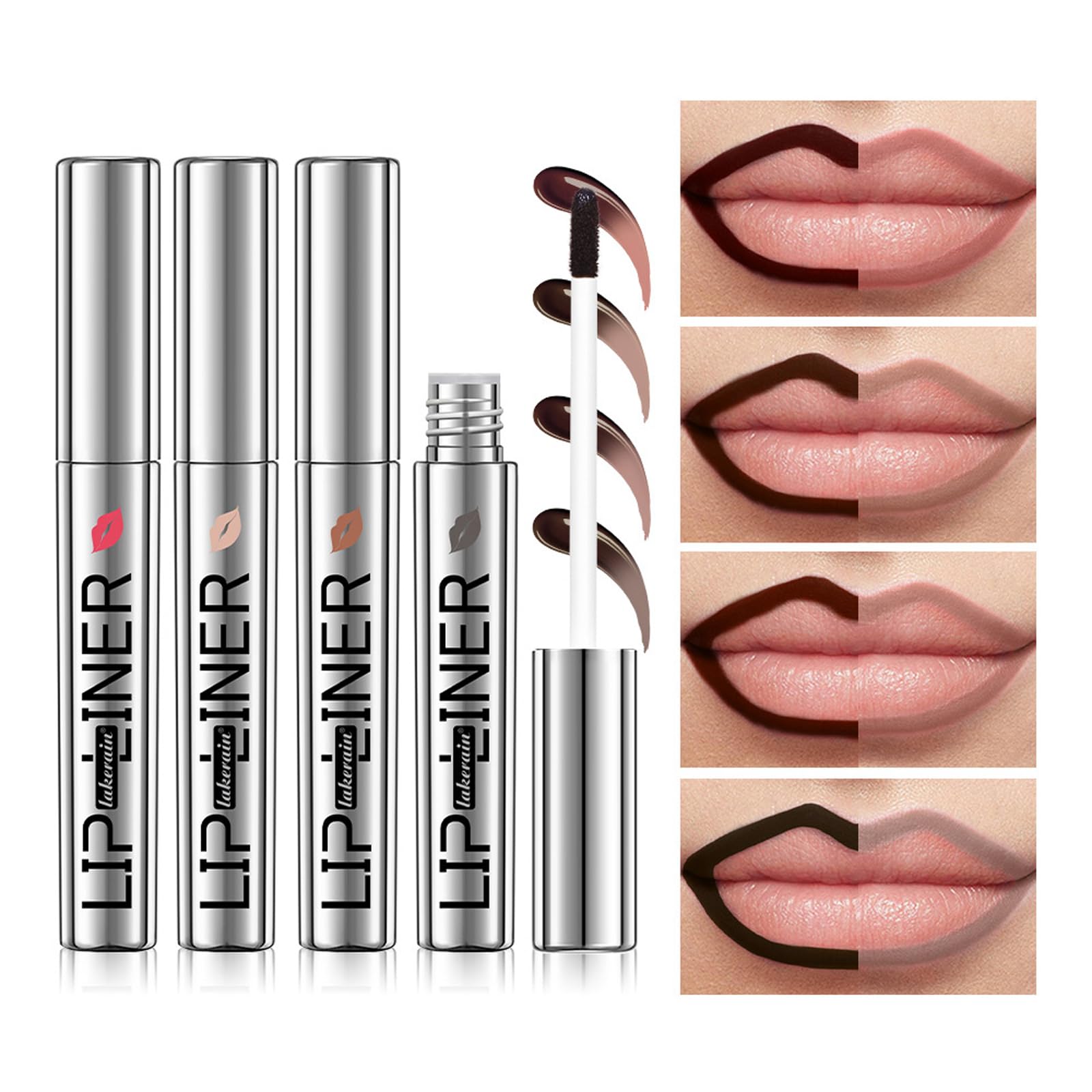 Peel Off Liquid Lipstick, Easy Peel & Reveal Lip Stain, Waterproof Long Lasting Peel Off Mask Lip Gloss - Image 2