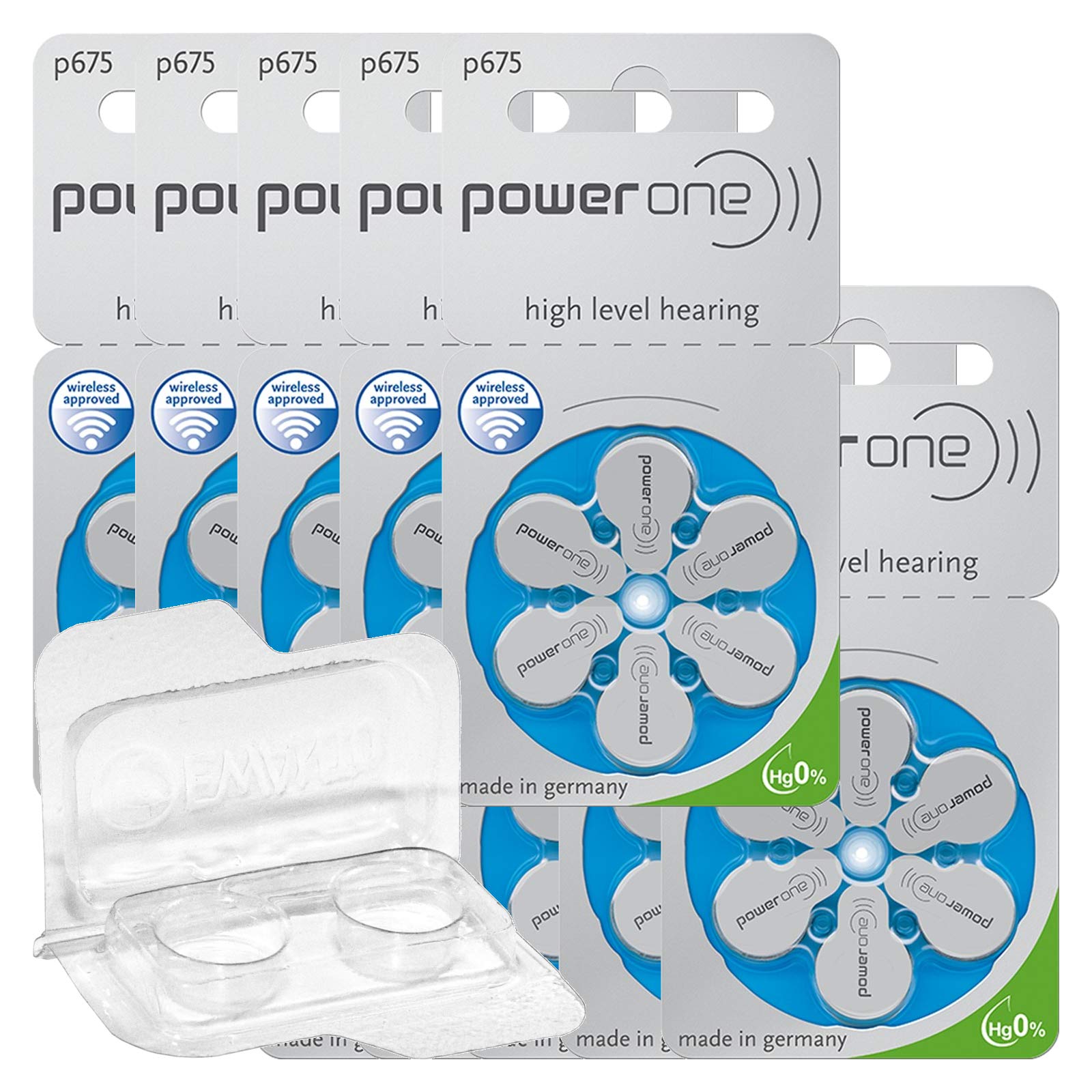 60 Varta Power One Acustici PR48 Arancione 13 + Transportbox Per 2 - Foto 3