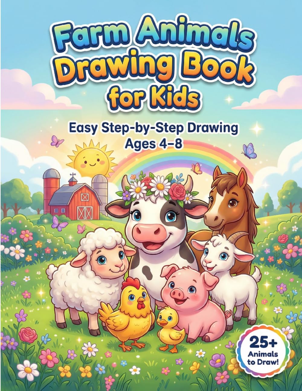 My First Animal Drawing Book for Kids: Fun and Easy Step-by-Step Drawing for Kids Ages 3–6