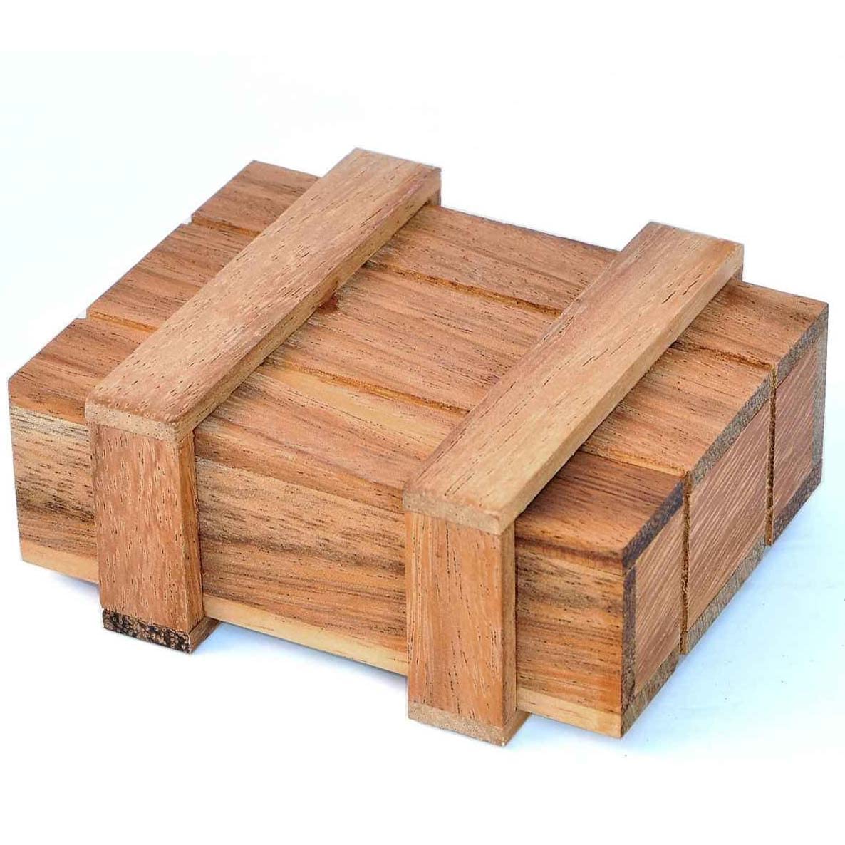 Logica Giochi art. SCRIGNO DI PANDORA M - Rompicapo in Legno - Scatola Segreta - Difficoltà 3/6 DIFFICILE - Collezione Leonardo