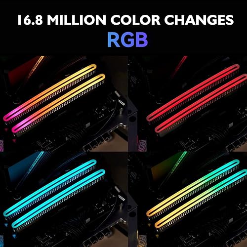 Miniatura 10 de DDR3 8GBx2 1600MHz UDIMM Módulo de memoria de escritorio Ram Upgrade PC4-21300 288 Pin CL19 1.35V para computadora PC