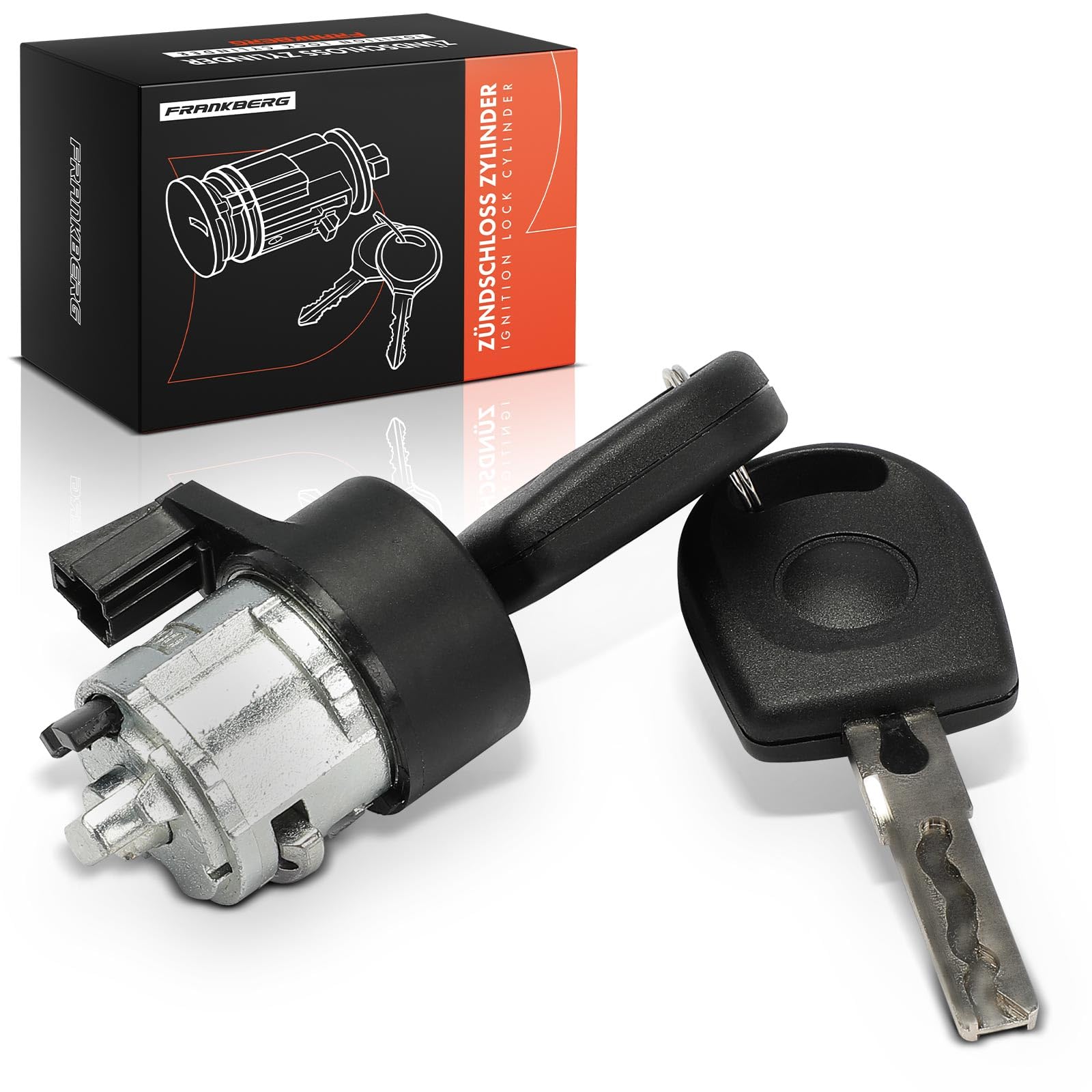 Frankberg Serratura di accensione Interruttore di accensione 2-Poli Compatibile con A3 8L1 Cordoba 6K1 6K2 B.o.r.a 1J2 New Beetle 1C1 9C1 Polo 6C1 6R1 Replace# 3B0905855G
