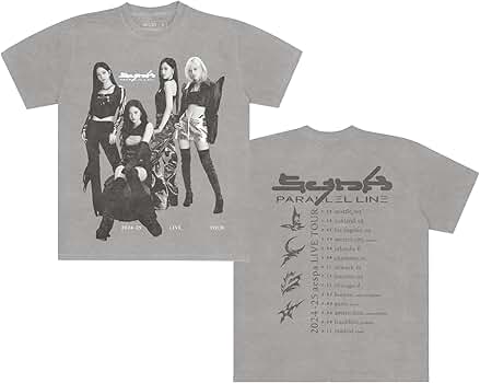 Aespa Unisex Adult Official Synk Parallel Line World Tour Merch