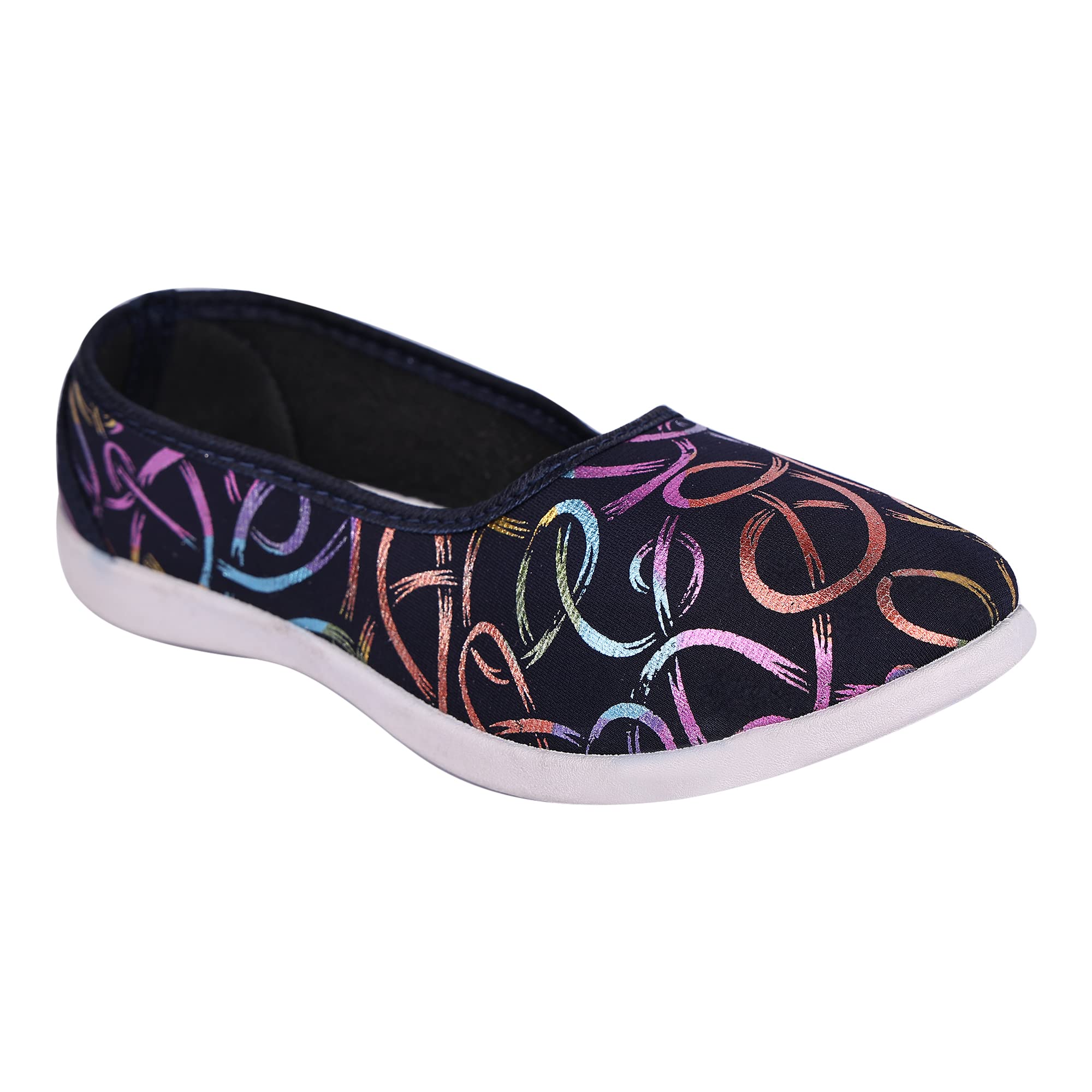 Aedee Women Slip On Flats Comfortable Casual Dress Belly Slip on Super Lightweight Women Bellies & Non-Slippery Belly for Women (Multi, UK5) (B0BXD12774) Amazon Price History, Amazon Price Tracker