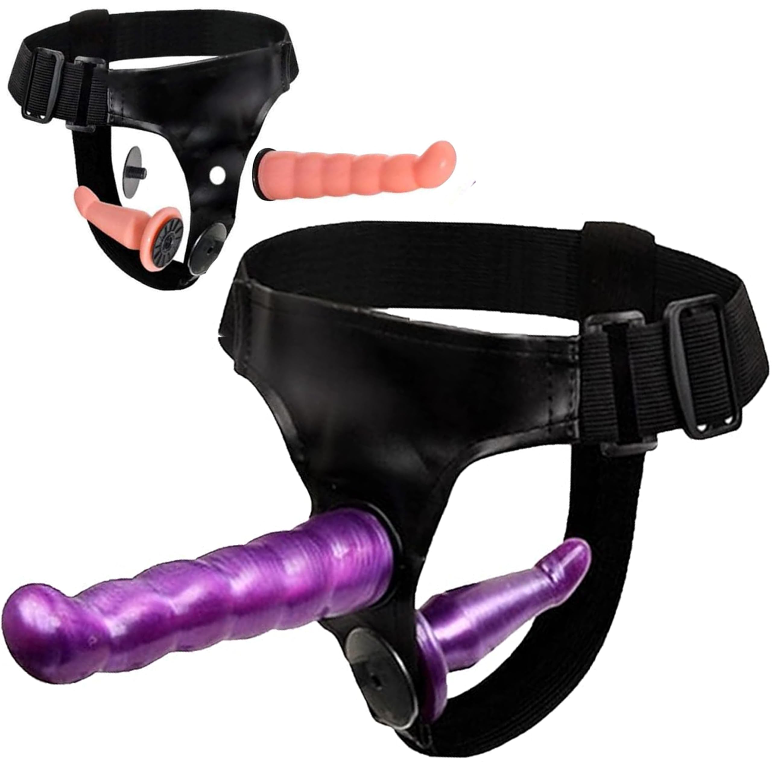 doppeldildo zum umschnallen Vibrating Strap on Duo main image 0