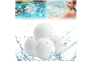 4 Pack Scum Balls for Hot Tub, Reusable 3 Inch Scum Removal...