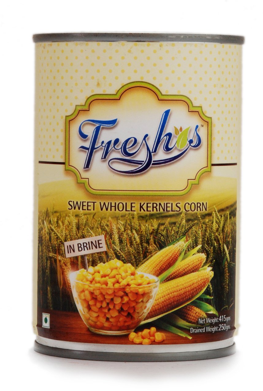 Freshos Corn Kernals in Brine, 400g