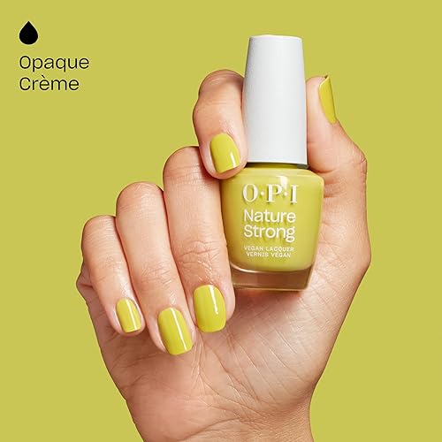 Miniatura 56 de OPI Nature Strong Natural Origin 3-Step System Botanical Base Coat, Top Coat, and Various Nail Polish Colors High Shine + Color Protection Por