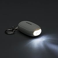 Vista 9 de SABRE Alarma personal 2 en 1 con luz LED, sirena de seguridad personal de 130 dB, gancho a presión para acceso instantáneo, rango de 1,250 pies