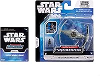 Vista 10 de Star Wars Micro Galaxy Squadron TIE Defender Elite Mystery Bundle - Vehículos de 3 y 2.5 pulgadas con accesorios (exclusivo de Yaxa)