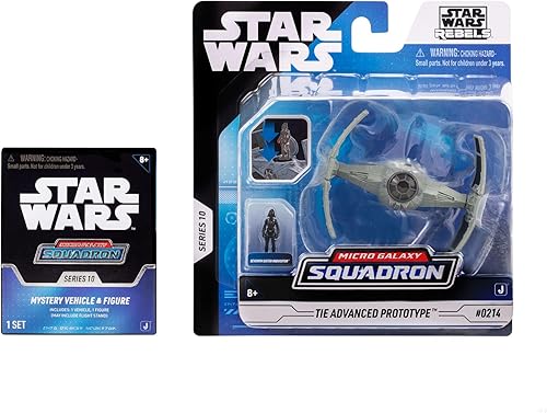Miniatura 10 de Star Wars Micro Galaxy Squadron TIE Defender Elite Mystery Bundle - Vehículos de 3 y 2.5 pulgadas con accesorios (exclusivo de Yaxa)
