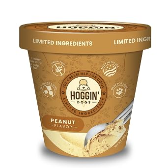 Hoggin Dogs Ice Cream Mix - Just Add Water and Freeze, Doggy Ice Cream Mix Packet, Gifts for Dogs, Variety 4 Pack No Sugar Added, 4 count 4.65 oz - Made in USA by Puppy Cake