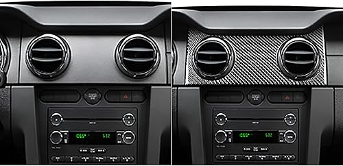 Miniatura 3 de NVCNX Real Premium - Adhesivo de fibra de carbono para salpicadero de automóvil, cubierta de panel de ventilación de aire, ajuste interior