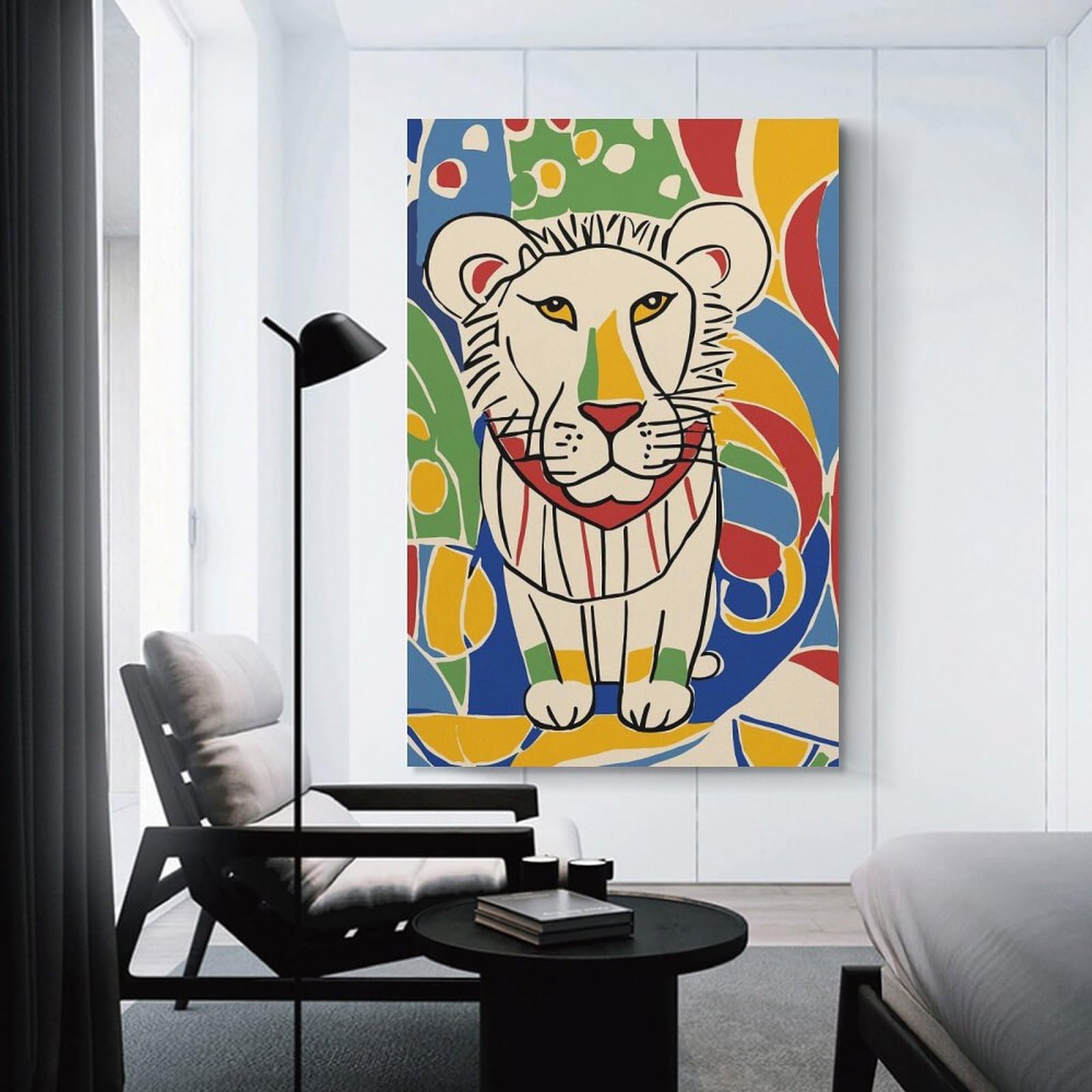 Junmoney This Adorable Piece Adds A Home Decor Wall Art 24x36inch(60x90cm), for Living Room, Bedroom Or Home Office, Decorative Present for New Homes