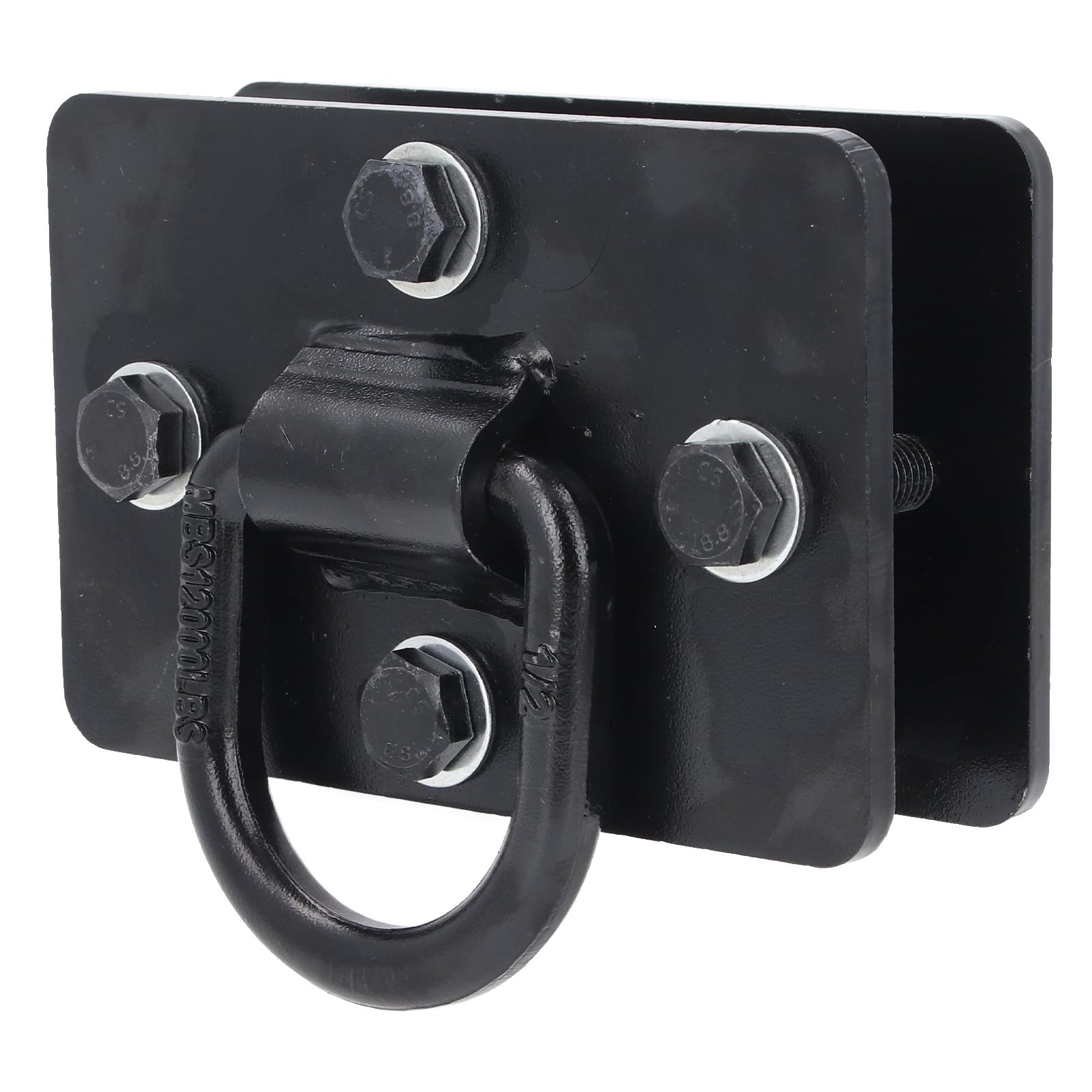 FILFEEL Anillos en D para Remolques, 2 uds., Resistentes Empotrados en Puntos de Anclaje de Amarre, Capacidad de 12000 Libras para Plataforma de Camión y Piso de Remolque