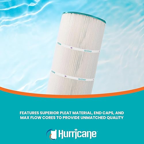 Miniatura 4 de Hurricane Filtros HF8610-01 - Cartucho de filtro avanzado para piscina, repuesto para PA100, Unicel C-8610, Filbur FC-1290, Hayward Star Clear II