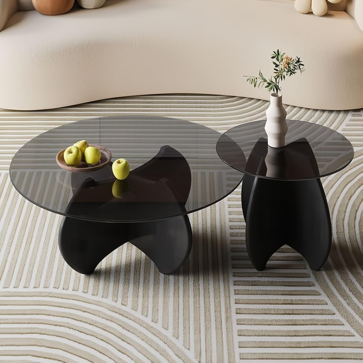 GMFT281○porada / ポラダ DENUO デヌオ センターテーブル ガラス