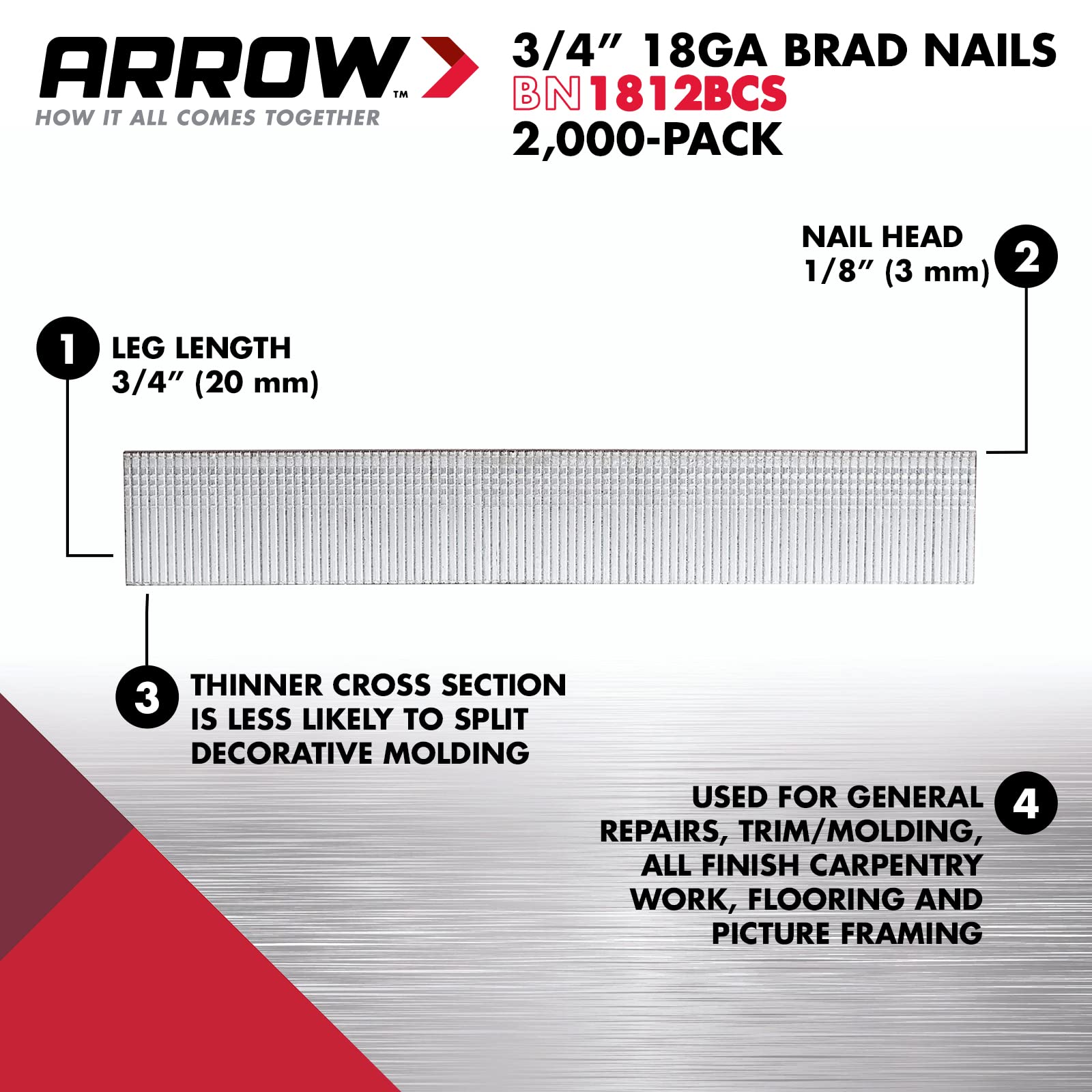 Share 140+ brad nail size chart ceg.edu.vn