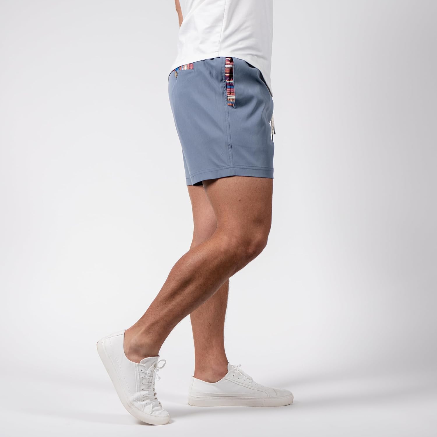 Wowie Mens Sapien 2.0 Casual Stretchy Mens Shorts, Lightweight & Anti-Wrinkle Material Summer Shorts with Pockets