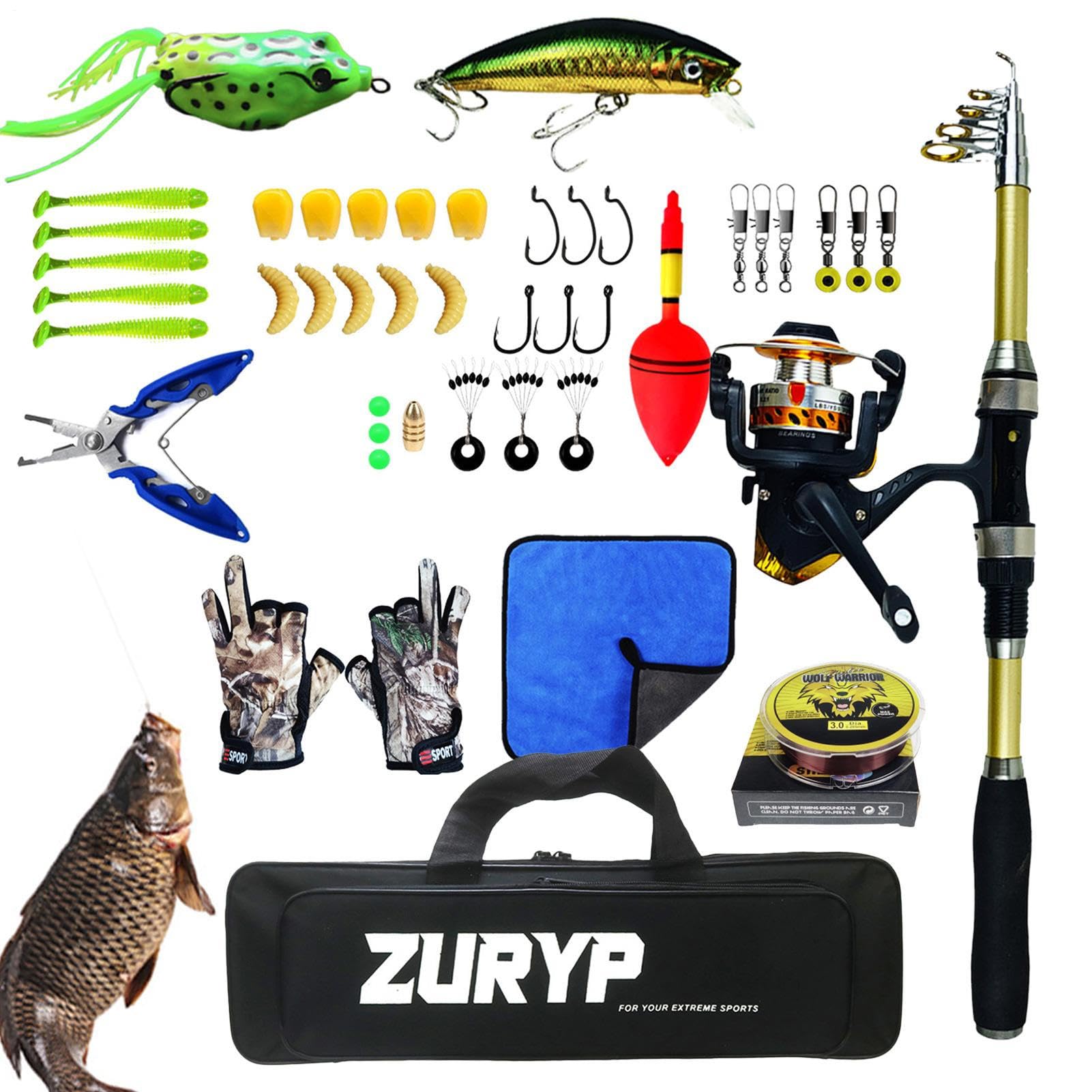 Kit di canna da pesca, telescopica, canna da pesca, telescopica