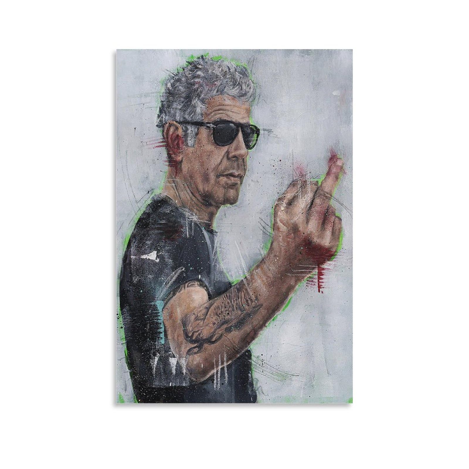 Amazon.co.jp: FGRID Anthony Bourdain アート 抽象的