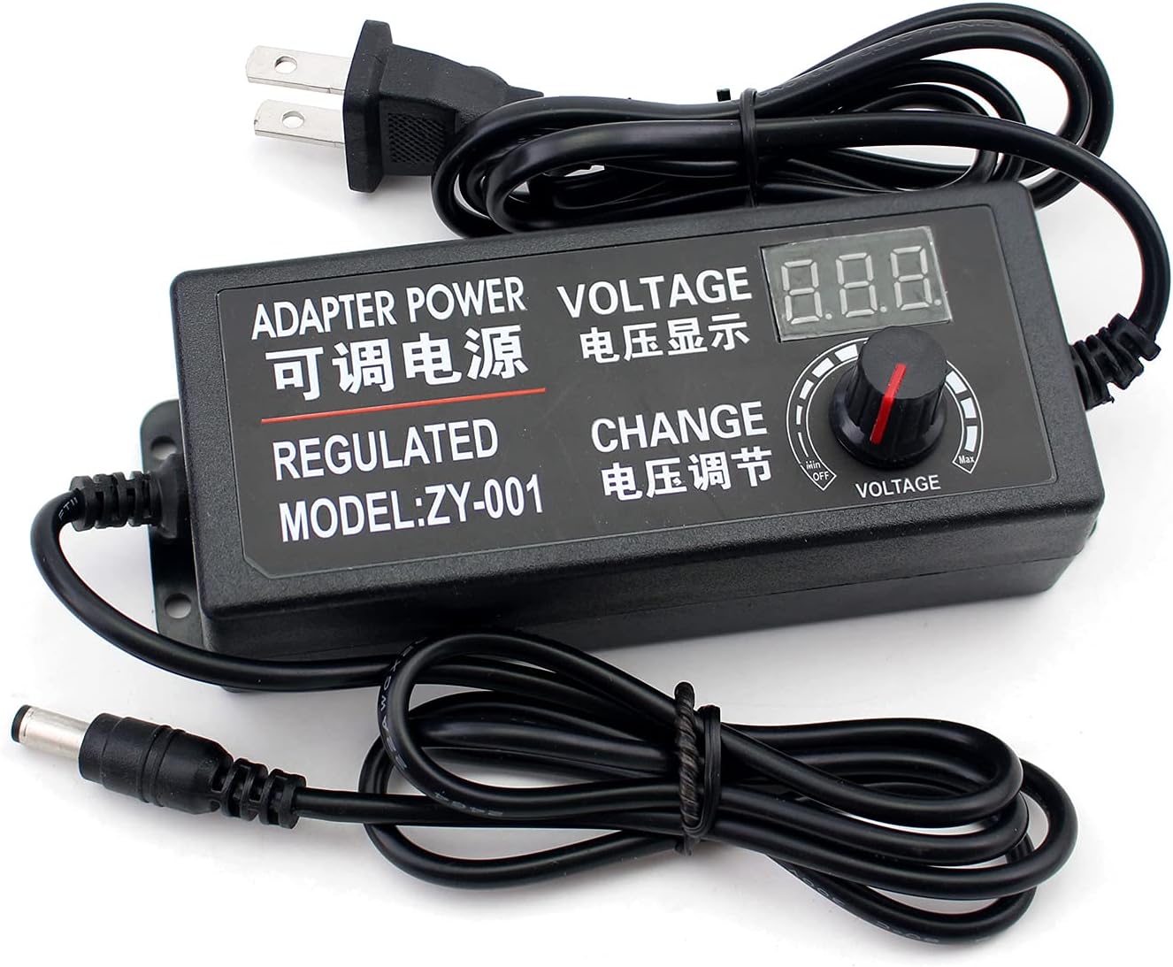 108W Universal Power Supply Adjustable DC 9V ~ 36V Variable Switching AC/DC Adapter 100V-240V AC To DC 36V 3A Converter With 14 Tips& Polarity Converter -3A Max - View #13