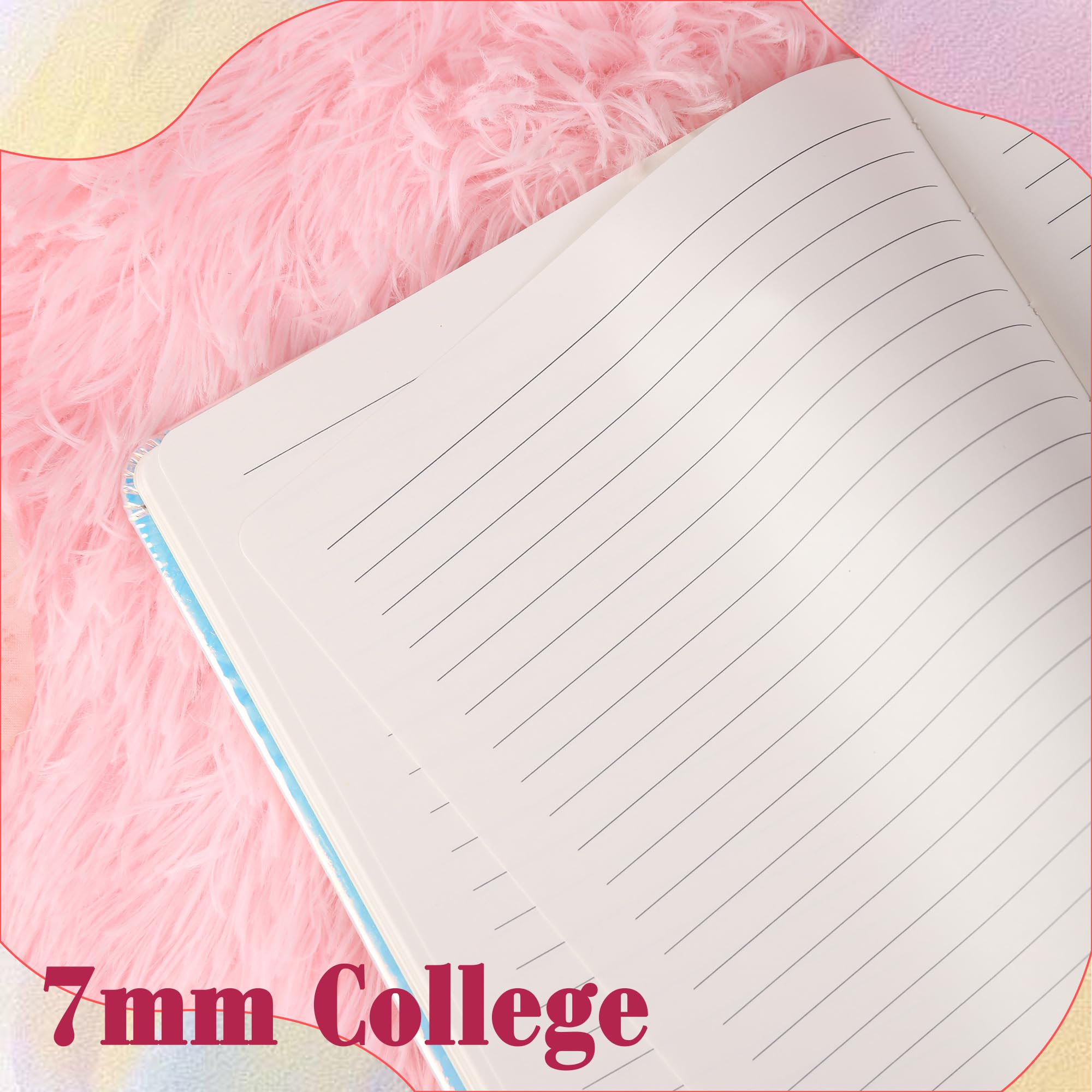 TIEFOSSI Unicorn Glitter Diary for Girls Gift for 6 7 8 9 10-12 Year Old Girl - Image 4