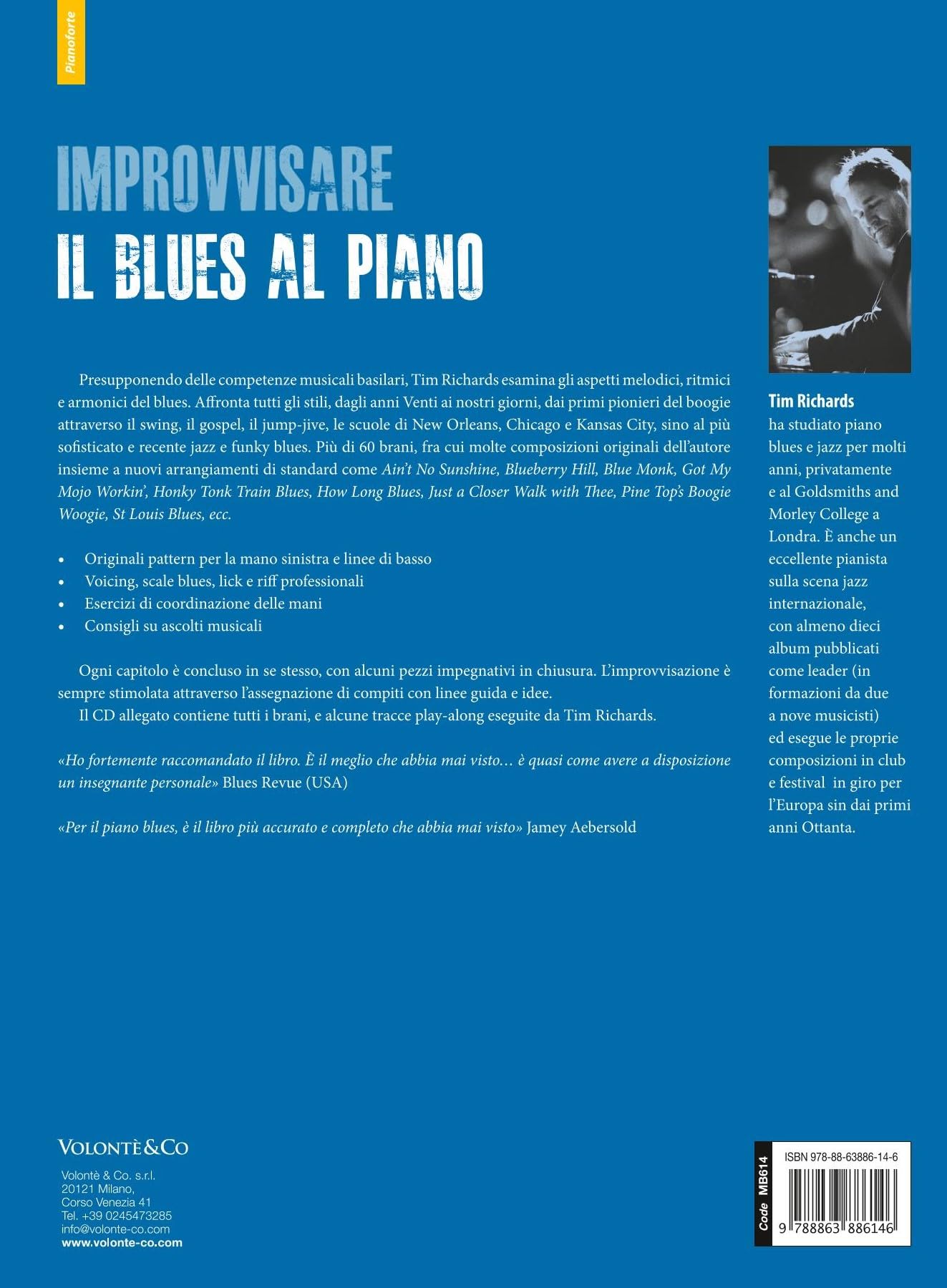 Improvvisare il blues al piano. Con CD-ROM
