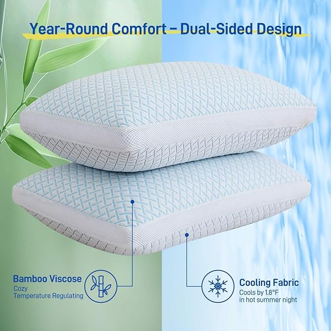 Almohada Memory Foam Desmenuzado Queen Ajustable e Hipoalergénica miniatura 7