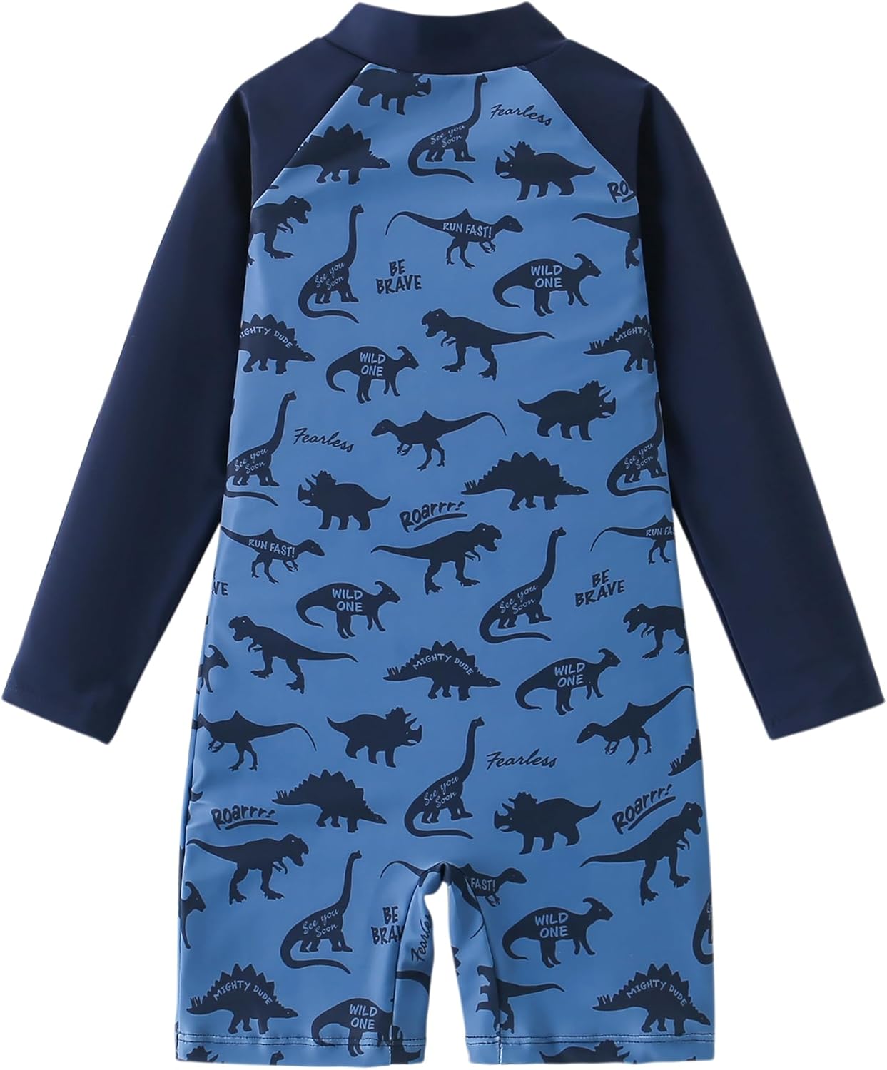 AIWUHE Boys one Piece Swimsuit Zipper Rash Guard Kids Long Sleeve Bathing Suits UPF 50+ Sun Protection Swimwear 2-9Y - Image 2