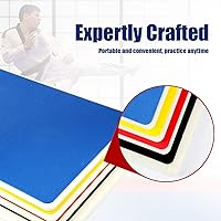 Vista 5 de Savita 4 tablas irrompibles para artes marciales, tablas de karate de taekwondo y artes marciales con 4 niveles de dificultad para romper tablas