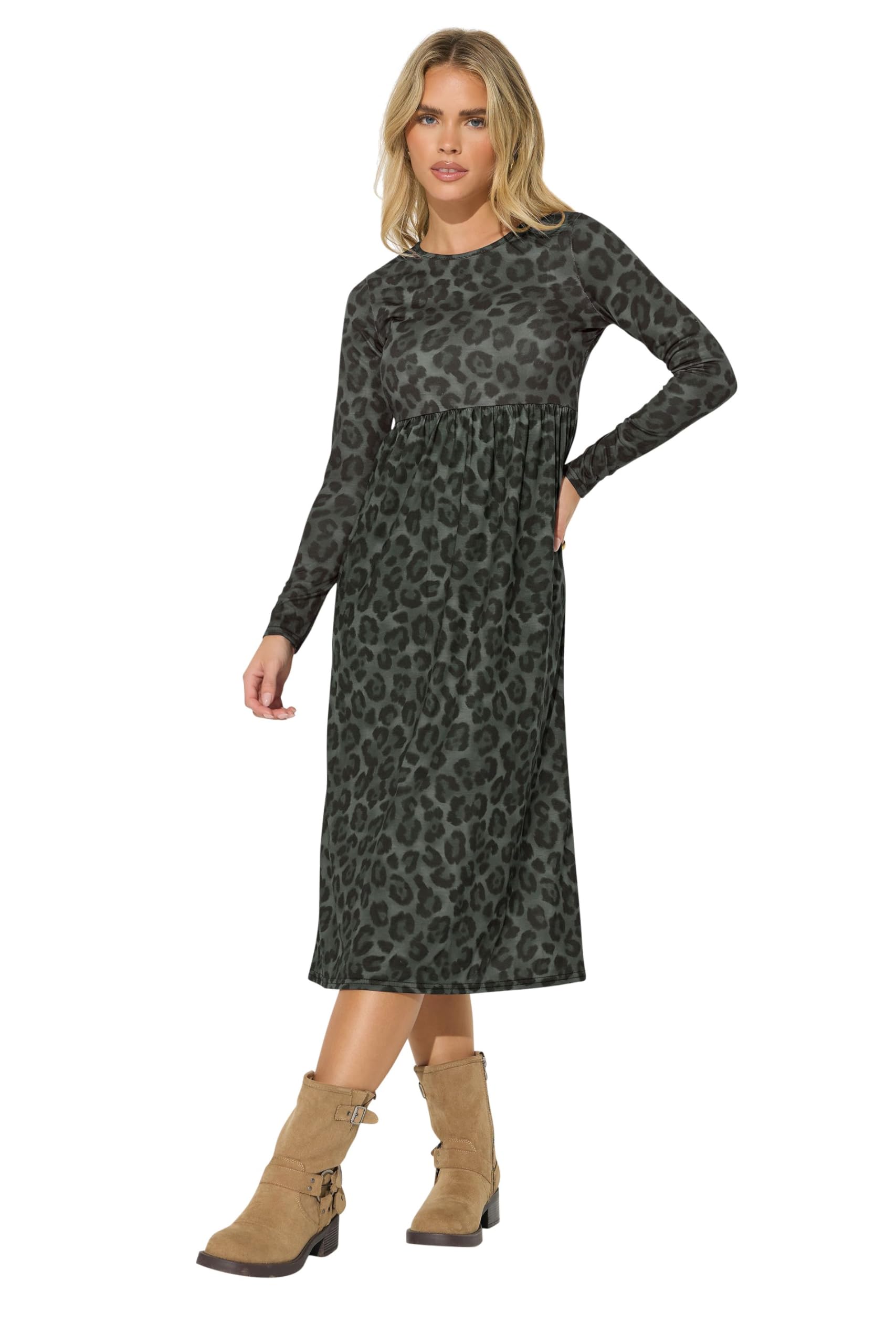 Pixiegirl Women's Green Petite Sleeved Dress In Size 16