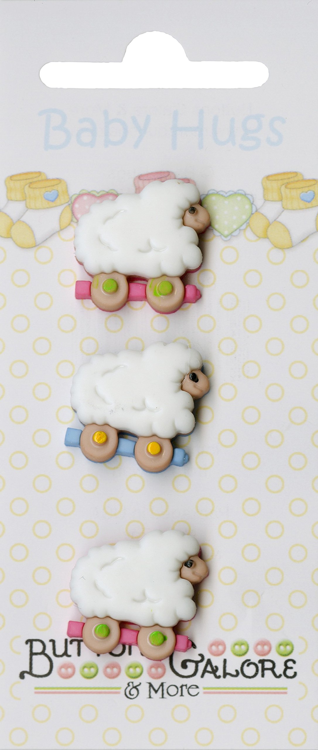 Buttons Galore Sheep, Multi-Colour, 0.6