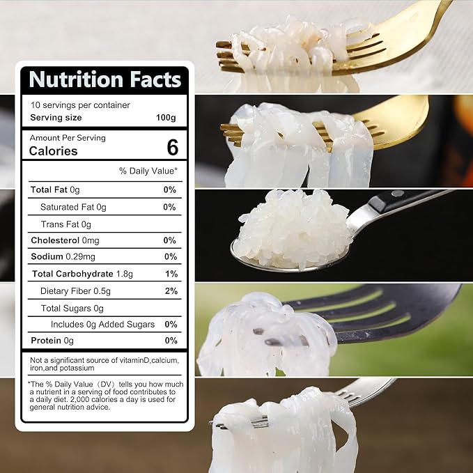 Pack Variedad Fideos Konjac Hethstia (Spaghetti, Fettuccine, Rice, Pho, Angel Hair) - 10 Unidades miniatura 2