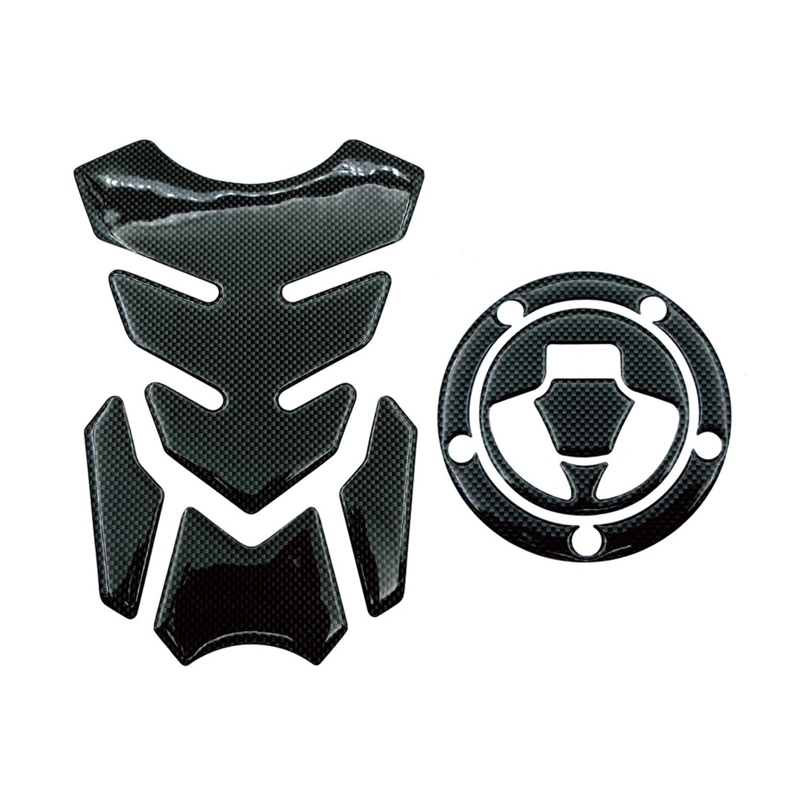 Motorcycle Carbon Fiber Fuel Gas Cap Cover Tank Protector Pad Stickers for Kawas&AKI Z Z1000 Z1000SX Z800 Z750 Z250 Decals Fuel Tanks Pads