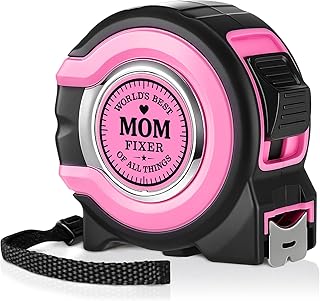 Pink Tape Measure Gift for Mom, 25ft Best Mom Sewing Quilting Tape Measu...