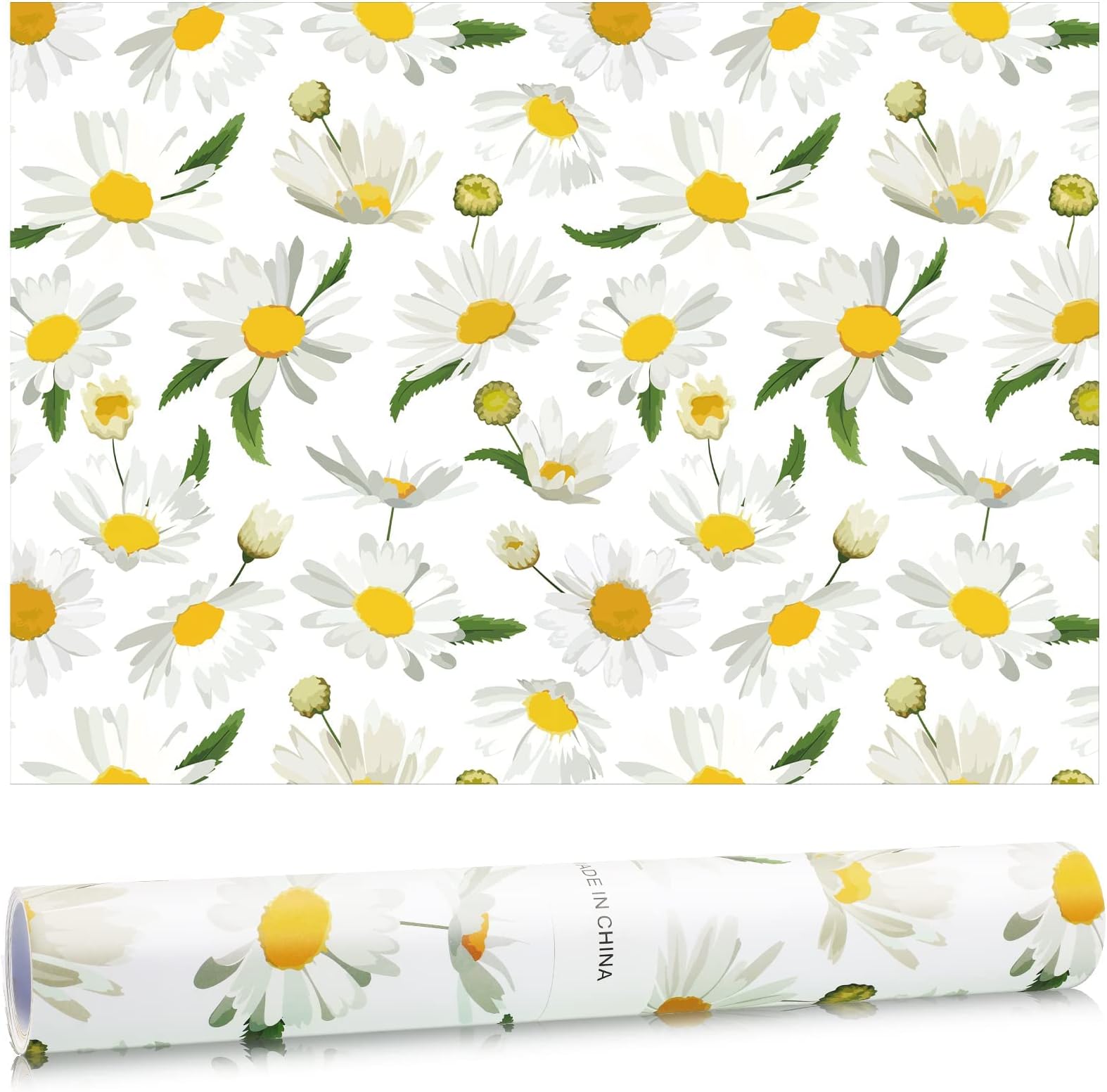 10 Sheets Drawer Liners for Dresser Scented Drawer Liners Drawer Paper Liner Non Adhesive Scented Liners for Drawers Fragrant Drawer Liners for Home Shelf Closet (Daisy, Lavender)