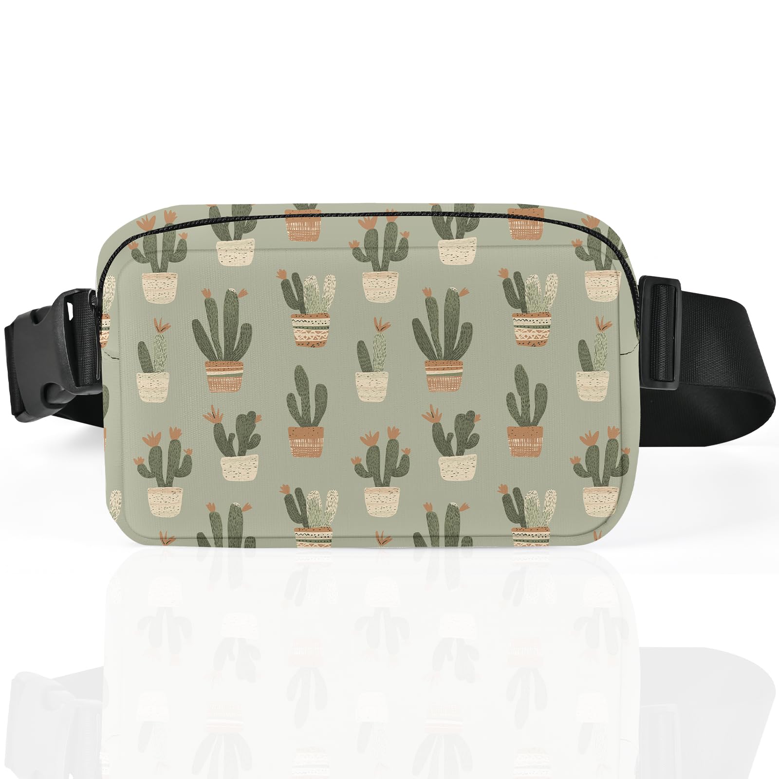 Cactus Fanny Pack for Women Casual Belt Bag Waterproof Purse Lightweight Waist Bags with Adjustable Straps Wallet Travel Presents Workout