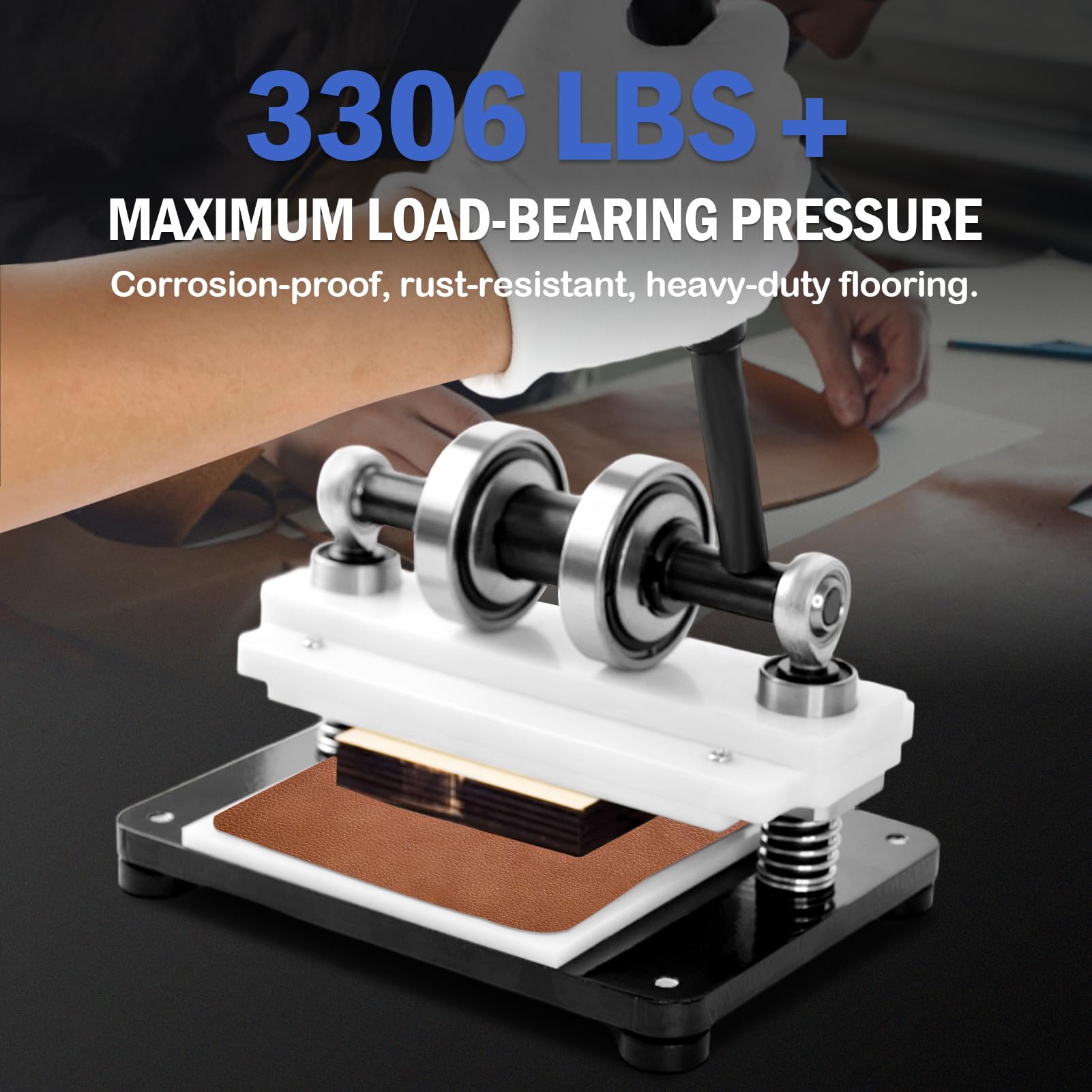 Leather Cutting Machine - 1.5 Ton Press -2