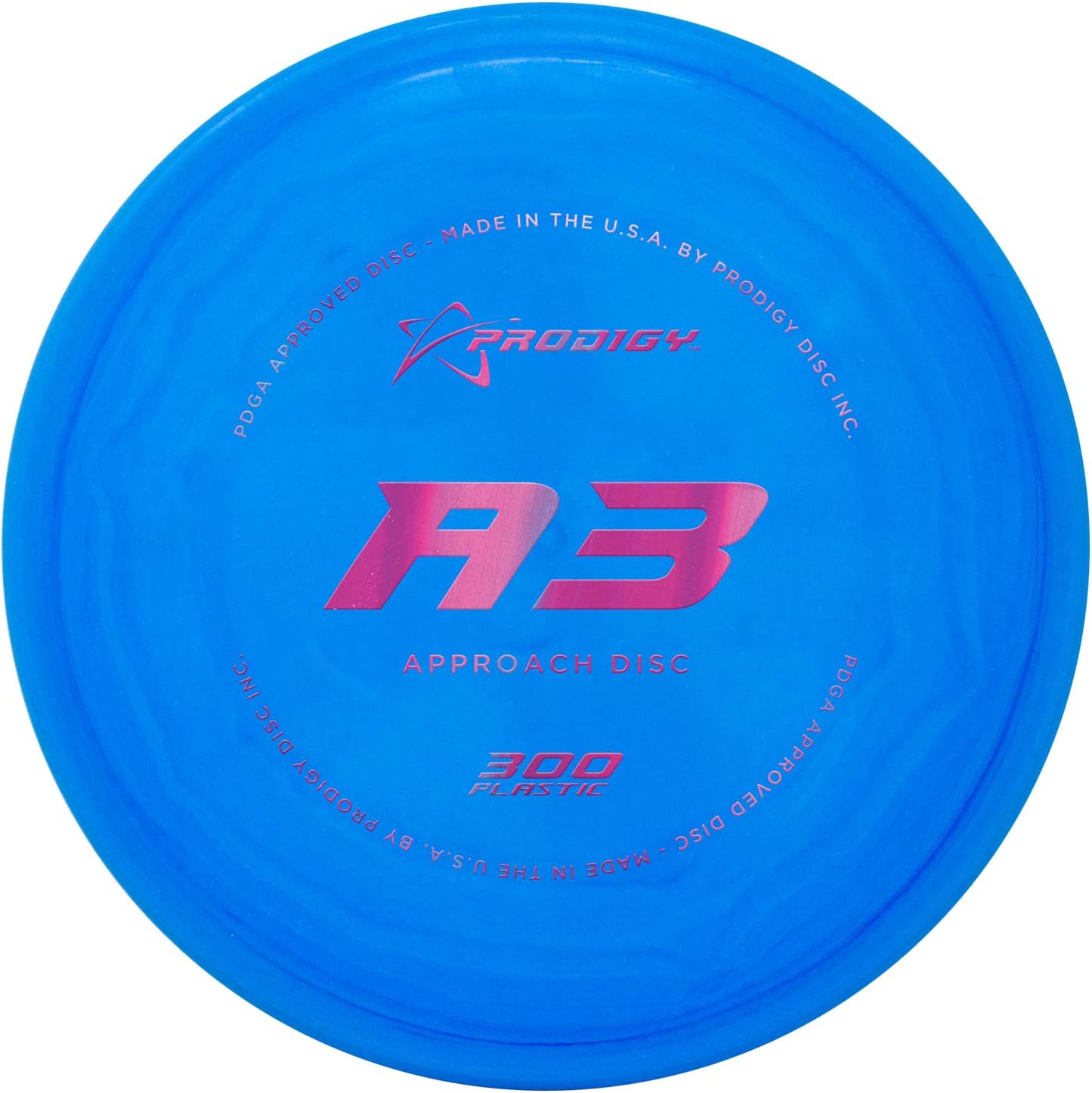 Prodigy Disc 300 A3 Approach Disc | Overstable Disc Golf Approach Disc | Optimum Feel and Grip | Reliable in All Wind Conditions | Colors May Vary