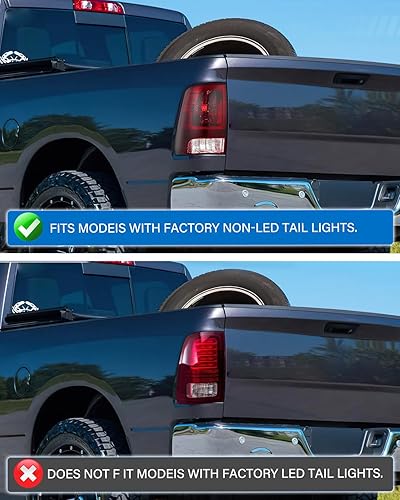 Miniatura 68 de Nilight Conjunto de luz trasera para Dodge Ram 2009 2010 2011 2012 2013 2014 2015 2016 2017 2018 Dodge Ram 1500 2500 3500 2019 2020 2021 estilo Lado