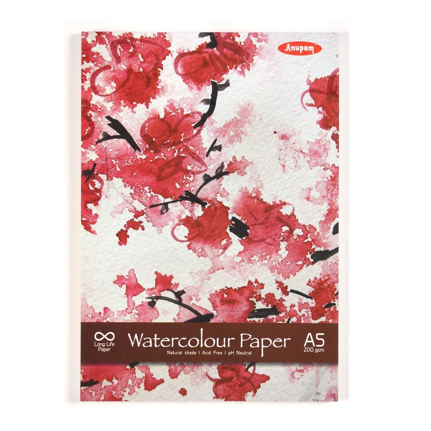 Anupam Artists Watercolour Glued Pads 200 GSM Cold Pressed A4 for Watercolour, Gouache, Ink, Acrylic, Wet & Mixed Media, Art Painting, Drawing (12 Sheets) (B07MW94W13) Amazon Price History, Amazon Price Tracker