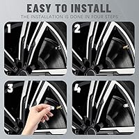 Vista 3 de Tapones de vástago de válvula de neumático de calavera para ruedas, cubiertas herméticas a prueba de polvo con anillo de goma tórico, tapas